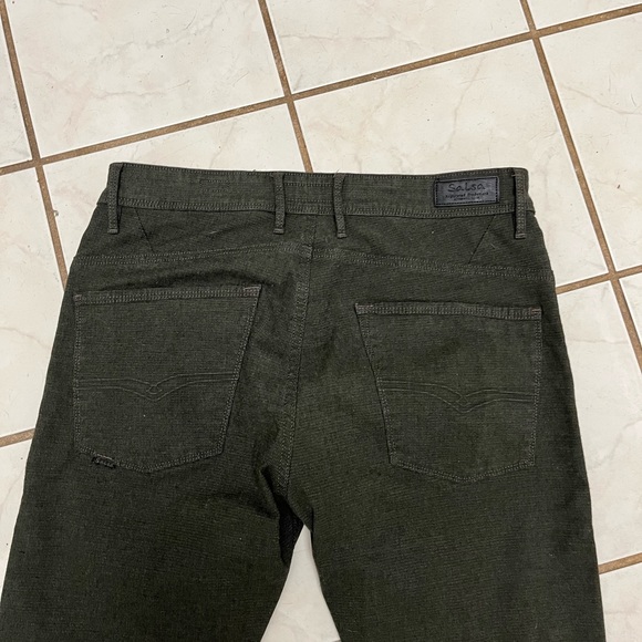 SALSA NEW! Khaki Green RARE! CARROT SLENDER Button Fly Jeans Sz 31x32 NEW! - Picture 6 of 7
